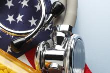 health flag stethoscope american flag and stethoscope